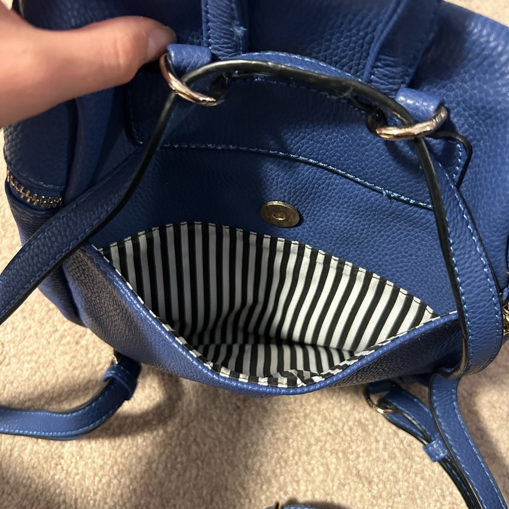 Mini Blue Backpack - Picture 3 of 4